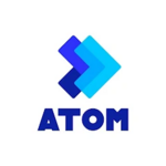 atom store, myanmar android application logo